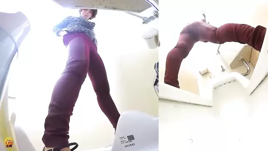 EE-162 02 Obscene defecation. Pooping with naked lower body