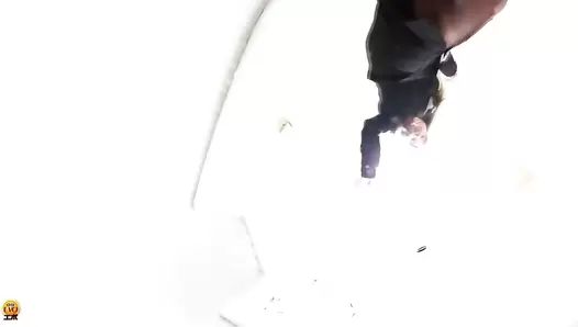 EE-162 01 Obscene defecation. Pooping with naked lower body