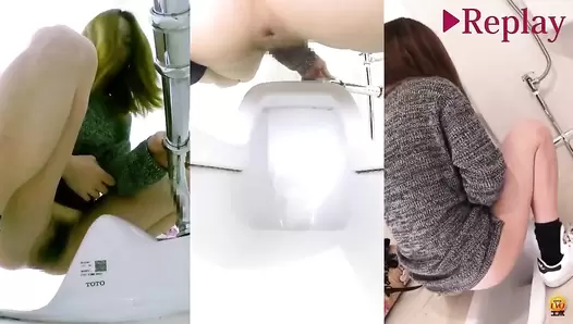 EE-162 01 Obscene defecation. Pooping with naked lower body