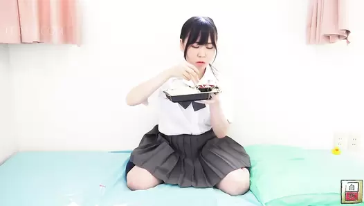 JG-435 01 Self-portraits of girls-onanists with self-forced abdominal pain! Crazy poop and vomit masturbation on the limit of patience!