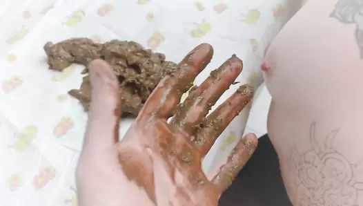 DirtyBetty - Dirty Anal Fuck x Scat Creampie
