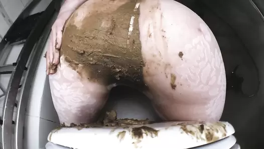 DirtyBetty - Insane TOP ASS Pooping Volcano