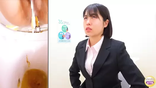 SL-511 04 Toilet disclosure scenes: bullying of rookie office ladies after they poop on western style toilet. VOL. 2