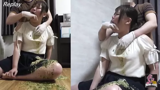 PGFD-083 04 Chasing drunk girls. Intense hand gagging till explosive vomit