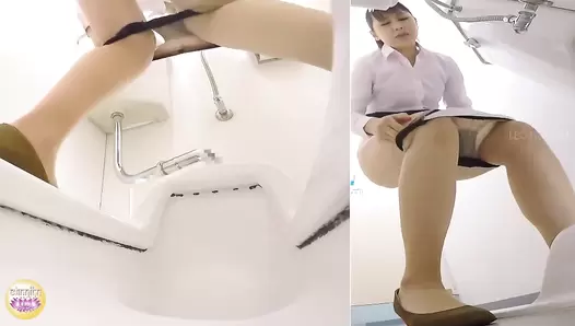 SL-397 05 Awkward farts and poops in the office toilet