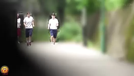 EE-600 03 Hidden video footage inside the club activities training camp. Group food poisoning pandemic and diarrhea sprays