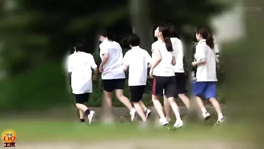 EE-600 02 Hidden video footage inside the club activities training camp. Group food poisoning pandemic and diarrhea sprays