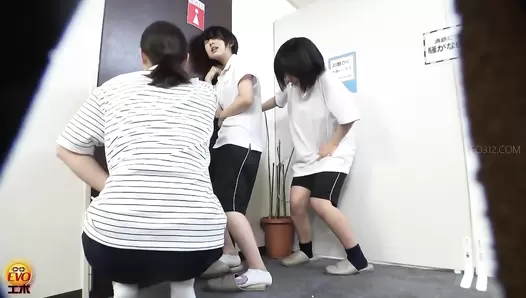 EE-600 02 Hidden video footage inside the club activities training camp. Group food poisoning pandemic and diarrhea sprays