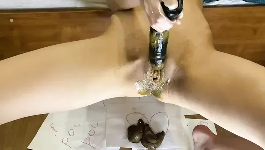 p00girl - Big pile of shit, dirty fisting, shit on face