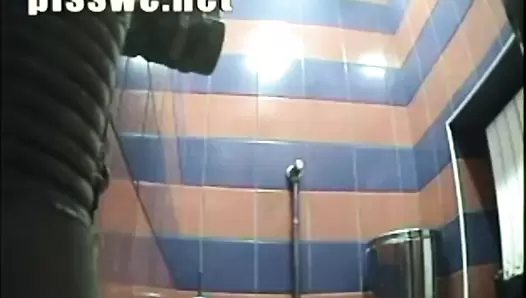 Cute girl takes off poop