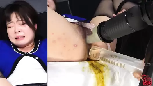 FF-549 04 Infinite piston dildo fucking and enema for restrained girls on the verge of fainting