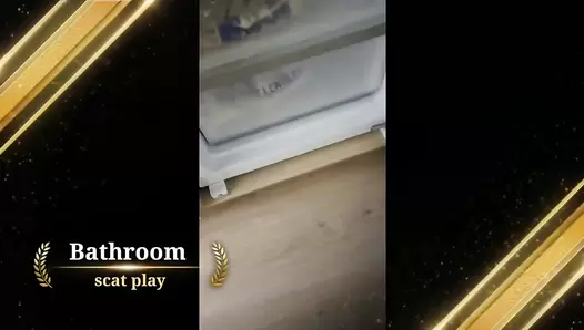 ScatLina - Bathroom Scat Play