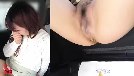 FF-550 06 Heavy traffic trouble! Secret poop on the back seat of the car!
