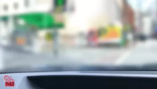 FF-550 03 Heavy traffic trouble! Secret poop on the back seat of the car!