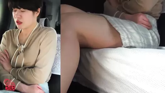 FF-550 03 Heavy traffic trouble! Secret poop on the back seat of the car!