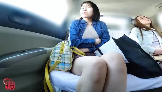 FF-550 01 Heavy traffic trouble! Secret poop on the back seat of the car!