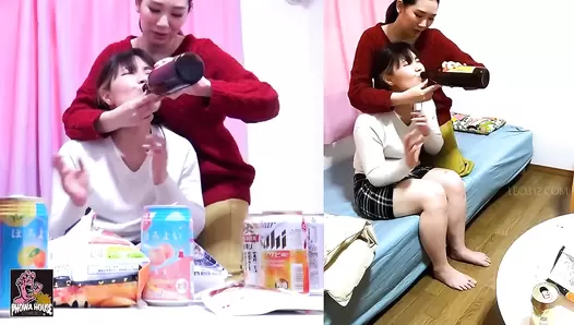 PGFD-081 06 Drunk vomiting: girlfriend’s betrayal during drinking party.
