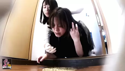 PGFD-081 05 Drunk vomiting: girlfriend’s betrayal during drinking party.