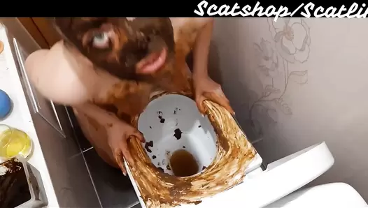 ScatLina - Dirty toilet (Part 1)