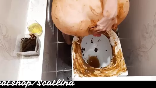 ScatLina - Dirty toilet (Part 1)