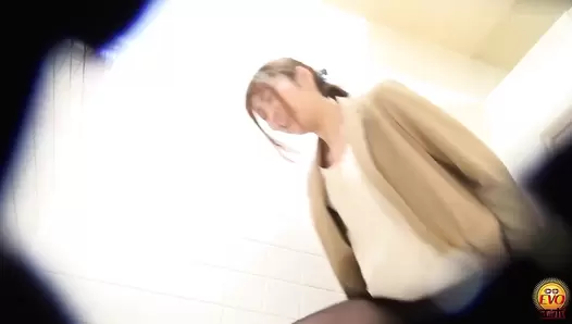 EE-590 05 Hidden video footage: OLs with stomach aches rushing to the toilet to release angry diarrhea stool