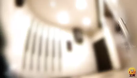 EE-590 05 Hidden video footage: OLs with stomach aches rushing to the toilet to release angry diarrhea stool