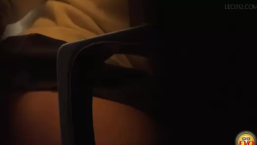 EE-583 05 Hidden footage by malicious older brother: enema for the sleeping sister