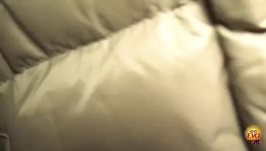 EE-583 03 Hidden footage by malicious older brother: enema for the sleeping sister