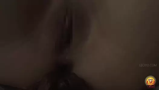 EE-583 02 Hidden footage by malicious older brother: enema for the sleeping sister