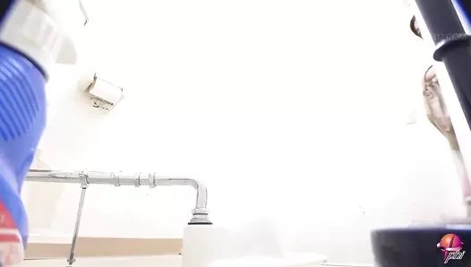 PP-268 04 Toilet attack! Poop scraping anal finger fucking