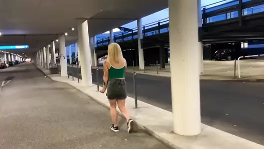 Devil Sophie - OMG I have to poop and piss like this - come on let's have a look at the parking garage, Amateur Collection, 