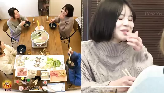 EE-576 01 Hidden video footage: group of girls who ate too much rushing to the toilet. Miserable diarrhea party!