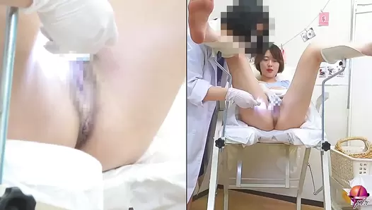 PP-256 03 The reality of a malicious gynecologist’s clinic. Anal palpation, endoscopic anal camera and enema injection.