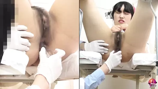 PP-256 03 The reality of a malicious gynecologist’s clinic. Anal palpation, endoscopic anal camera and enema injection.