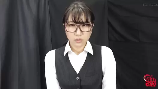 FF-544 05 Checking the loudness of shy girls farts with a measuring device