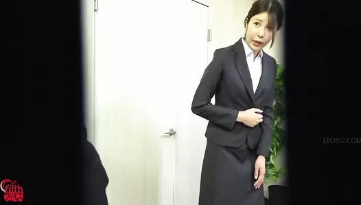 FF-541 03 New female employees leaking imminent and shameful farts before defecation