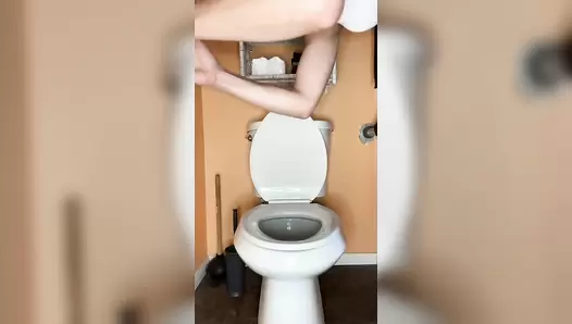 VibeWithMolly - School girl poops in bag