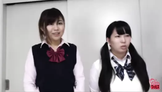 FF-134 03 School girls vs office ladies. Enema competition
