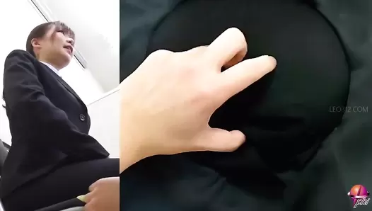 PP-253 06 Shameful shit leaking interview. Enema and molestation thru the secret hole in the chair. VOL. 3