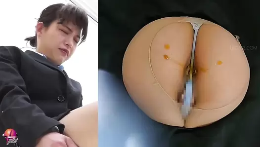 PP-253 05 Shameful shit leaking interview. Enema and molestation thru the secret hole in the chair. VOL. 3