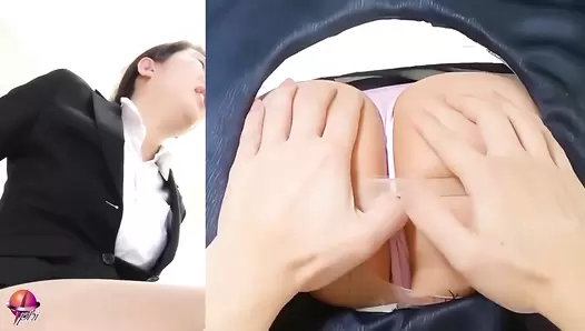 PP-253 04 Shameful shit leaking interview. Enema and molestation thru the secret hole in the chair. VOL. 3