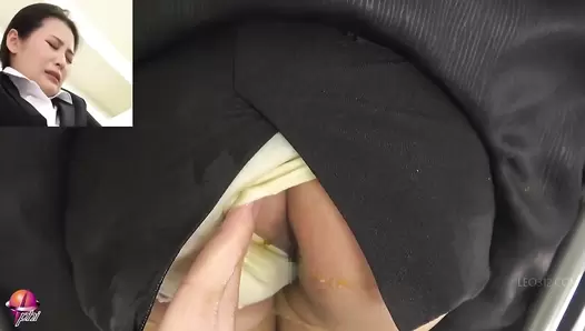 PP-253 03 Shameful shit leaking interview. Enema and molestation thru the secret hole in the chair. VOL. 3