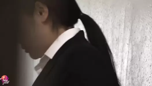 PP-253 03 Shameful shit leaking interview. Enema and molestation thru the secret hole in the chair. VOL. 3