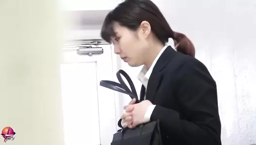 PP-253 02 Shameful shit leaking interview. Enema and molestation thru the secret hole in the chair. VOL. 3