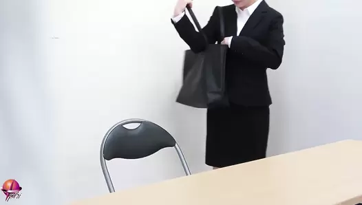 PP-253 01 Shameful shit leaking interview. Enema and molestation thru the secret hole in the chair. VOL. 3