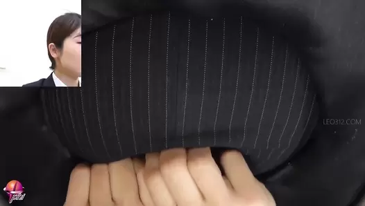 PP-253 01 Shameful shit leaking interview. Enema and molestation thru the secret hole in the chair. VOL. 3