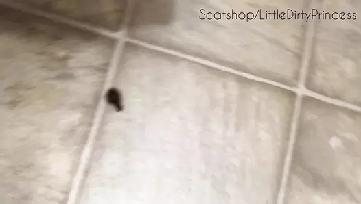 LittleDirtyPrincess - Urgent shit plops on the floor