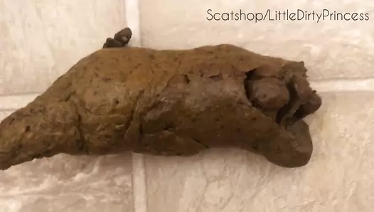 LittleDirtyPrincess - Urgent shit plops on the floor