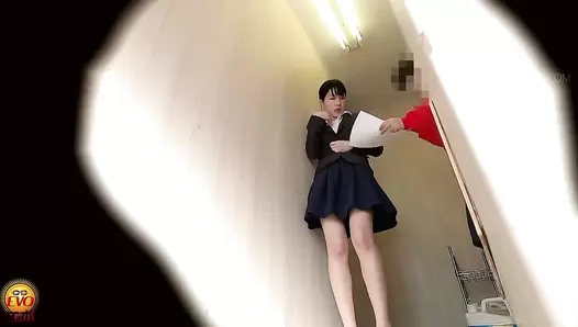 EE-565 06 School voyeur: miserable panty pooping blunder of schoolgirls and female teachers