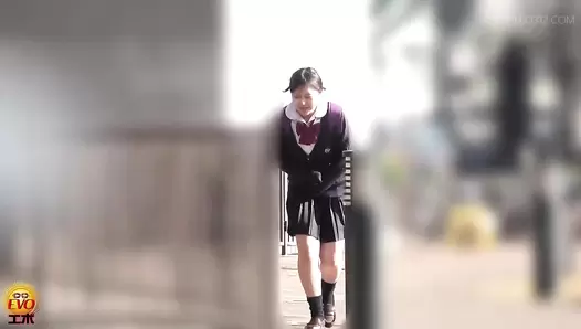 EE-565 04 School voyeur: miserable panty pooping blunder of schoolgirls and female teachers